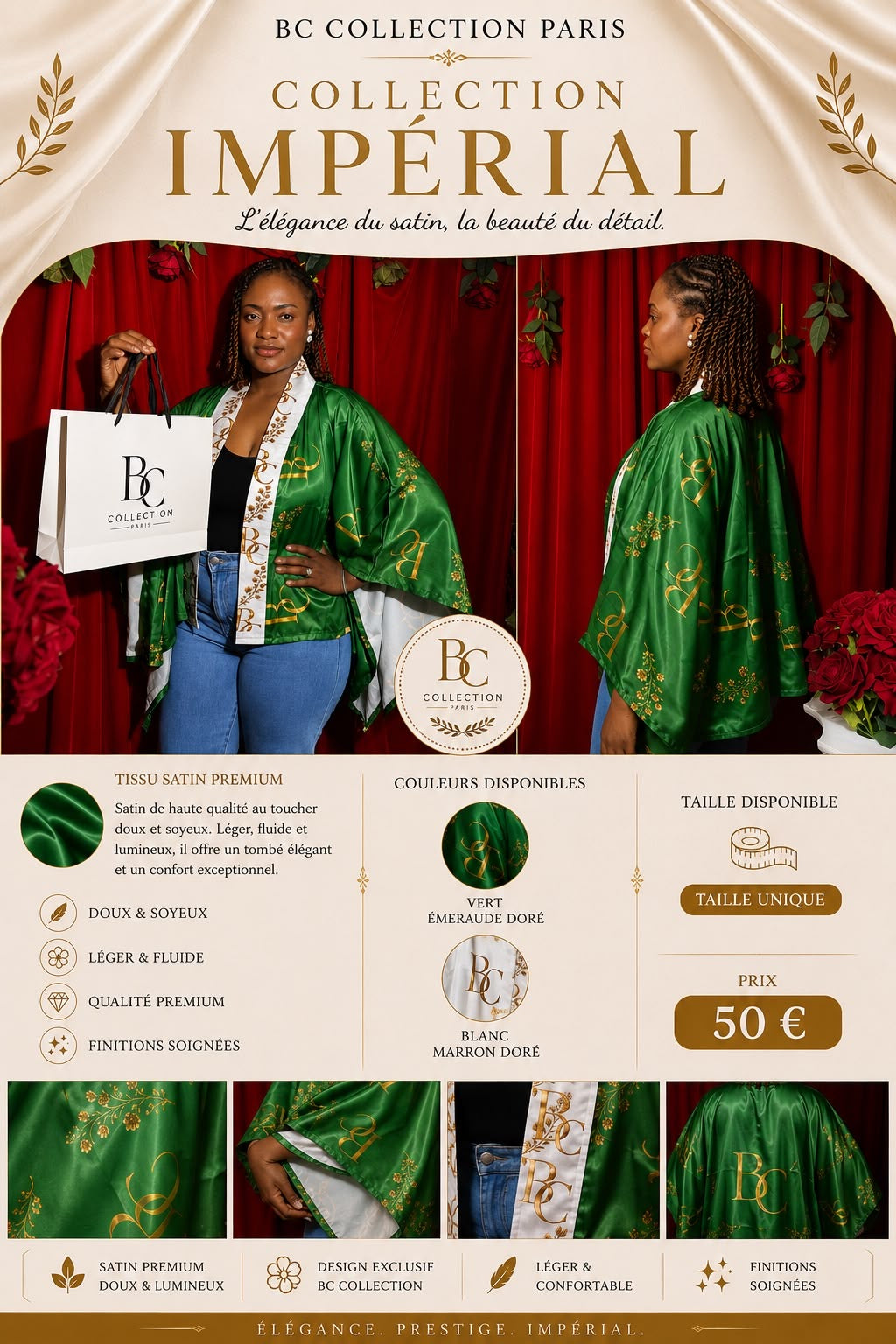Haut collection impérial pour femme