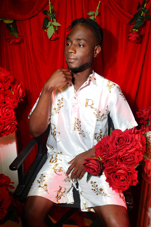 Ensemble Eté Homme Tunique Col Mao & Shirt
